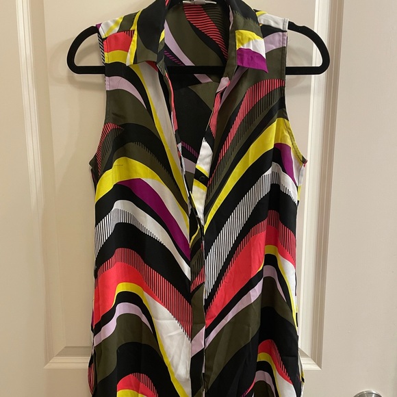 Long multicolored tank top-Size M - Picture 1 of 2